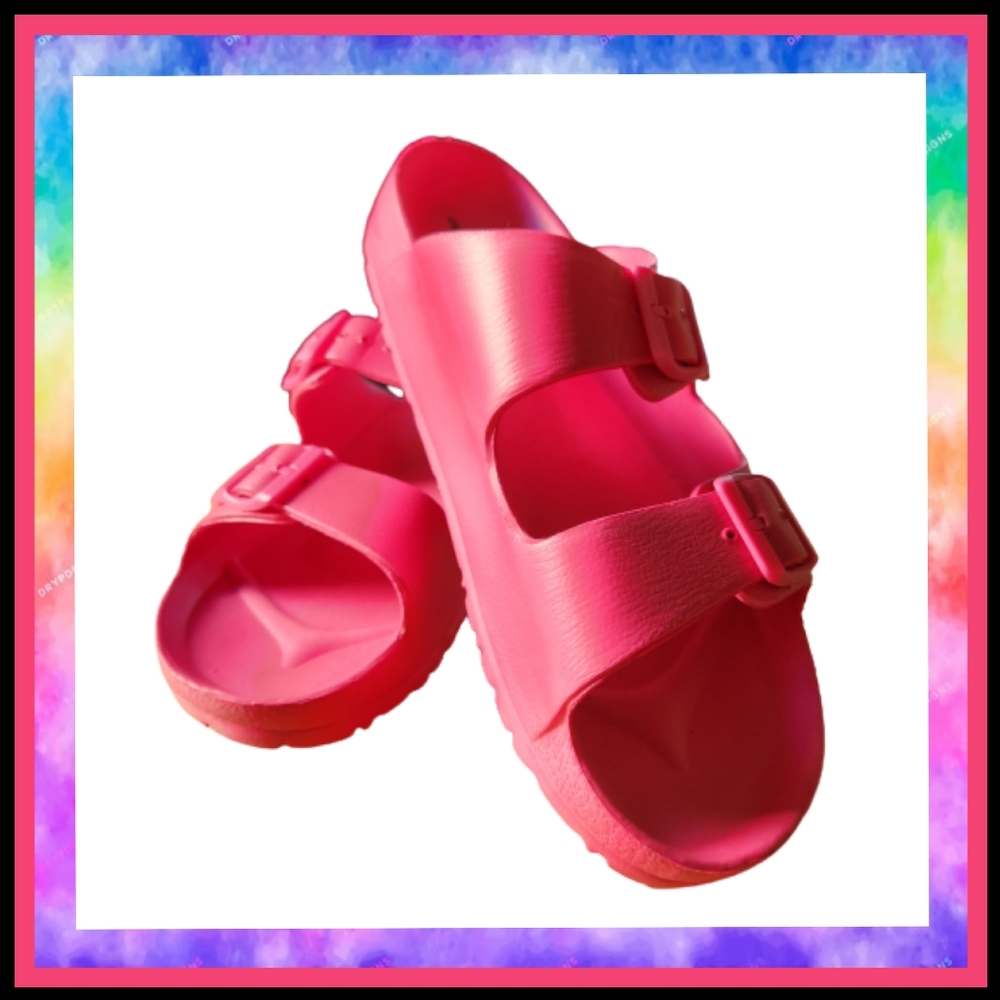CLOUD WALKERS ☆ HOT PINK ☆ ERICA SANDAL ☆ 10 W ☆ NEW
